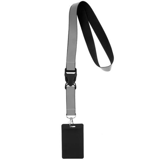 Изображение №6 | Лента светоотражающая Interlevel, черная с серым