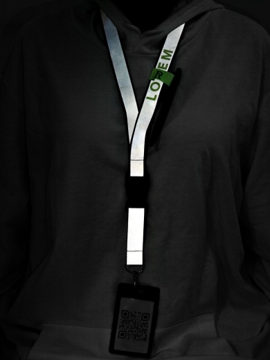 Изображение №9 | Лента светоотражающая Interlevel, черная с серым