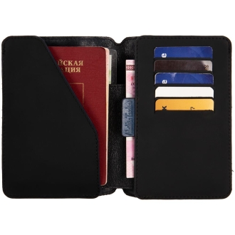 Изображение №6 | Автобумажник Arrival, черный с синим