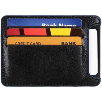 Изображение №6 | Чехол для карточек Arrival, черный с синим