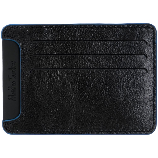 Изображение №3 | Чехол для карточек Arrival, черный с синим