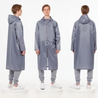 Изображение №5 | Дождевик R2, серый, размер XS/S