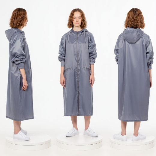 Изображение №3 | Дождевик R2, серый, размер XS/S