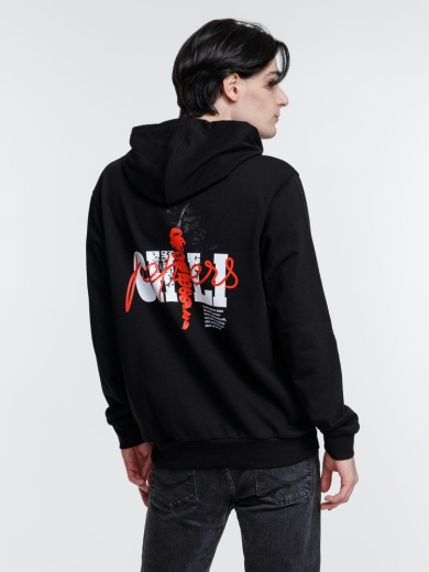 Изображение №18 | Худи унисекс с карманом на груди Chest Pocket, черное, размер XS/S