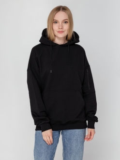 Изображение №8 | Худи унисекс Hand Some, черное, размер XS/S