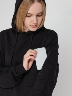 Изображение №11 | Худи унисекс Hand Some, черное, размер XS/S