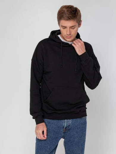 Изображение №1 | Худи унисекс Hand Some, черное, размер XS/S