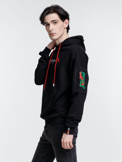 Изображение №17 | Худи унисекс Hand Some, черное, размер XS/S