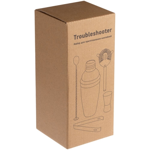 Изображение №4 | Набор для приготовления коктейлей Troubleshooter, серебристый