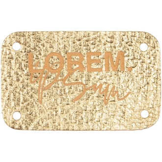 Изображение №3 | Лейбл Corolla Metal, S, золотой