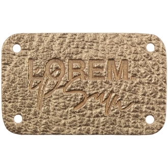 Изображение №4 | Лейбл Corolla Metal, S, золотой