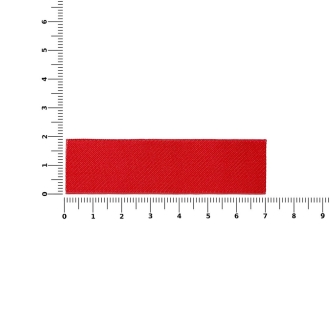 Изображение №3 | Лейбл тканевый Epsilon, XS, красный