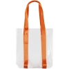 Изображение №1 | Шопер Clear Fest, прозрачный с оранжевыми ручками