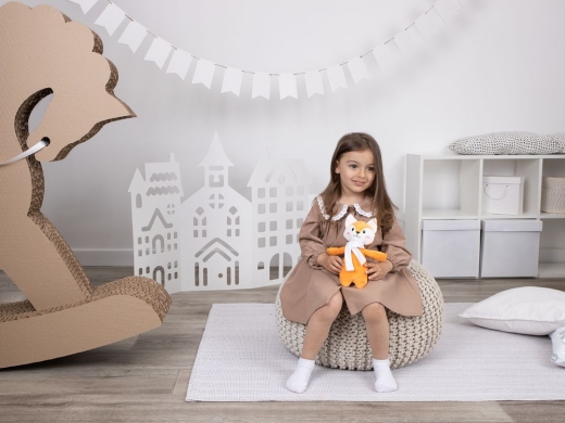 Изображение №7 | Мягкая игрушка Beastie Toys, лисенок с белым шарфом