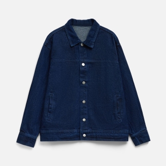 Изображение №1 | Куртка джинсовая O1, темно-синяя, размер M/L