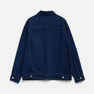 Изображение №2 | Куртка джинсовая O1, темно-синяя, размер M/L