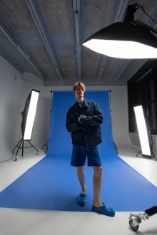 Изображение №17 | Куртка джинсовая O1, темно-синяя, размер M/L