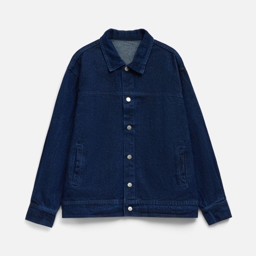 Изображение №1 | Куртка джинсовая O1, темно-синяя, размер M/L