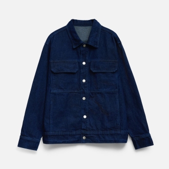 Изображение №1 | Куртка джинсовая O2, темно-синяя, размер XS/S