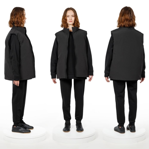 Изображение №8 | Жилет двусторонний V2, черный, размер XS/S