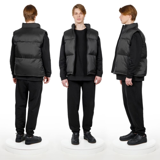 Изображение №10 | Жилет двусторонний V2, черный, размер XS/S