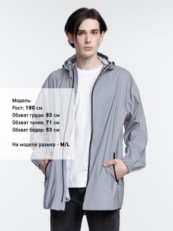 Изображение №9 | Парка Manifest из светоотражающей ткани, серая, размер XS/S