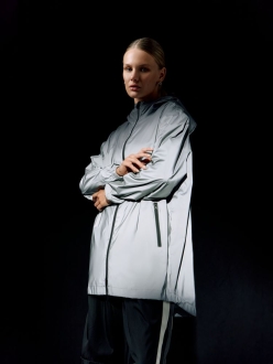 Изображение №20 | Парка Manifest из светоотражающей ткани, серая, размер XS/S