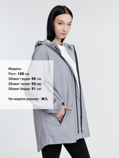 Изображение №14 | Парка Manifest из светоотражающей ткани, серая, размер XS/S