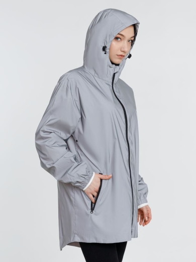 Изображение №18 | Парка Manifest из светоотражающей ткани, серая, размер XS/S