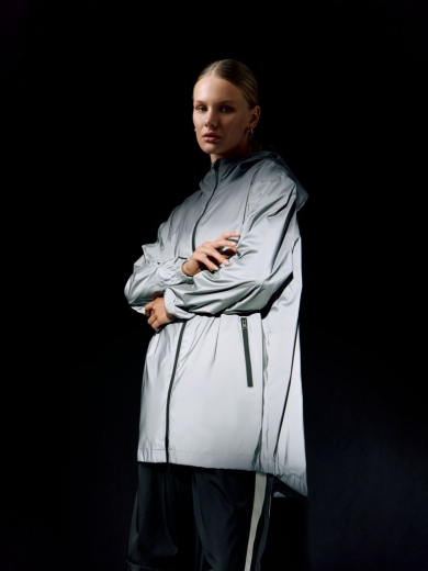 Изображение №20 | Парка Manifest из светоотражающей ткани, серая, размер XS/S