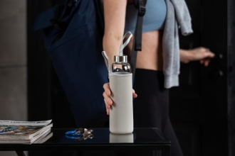 Изображение №6 | Бутылка для воды Sleeve Ace, серая