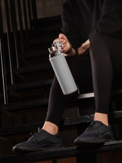 Изображение №7 | Бутылка для воды Sleeve Ace, серая