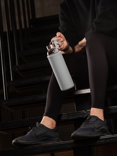 Изображение №7 | Бутылка для воды Sleeve Ace, серая