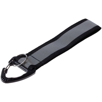 Изображение №2 | Светоотражающий брелок Flashline, серый с черным