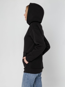 Изображение №11 | Худи унисекс Full Swing, черное, размер XS/S