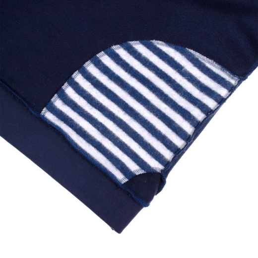 Изображение №7 | Худи унисекс оверсайз Seamark, темно-синее, размер M/L