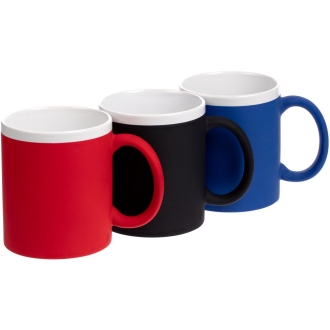 Изображение №3 | Кружка StopSpot с покрытием софт-тач, черная