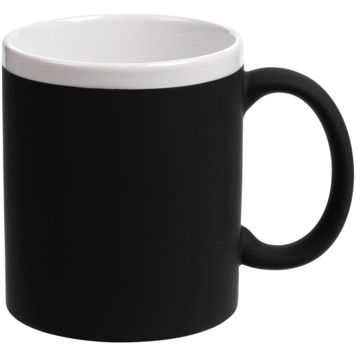 Изображение №1 | Кружка StopSpot с покрытием софт-тач, черная