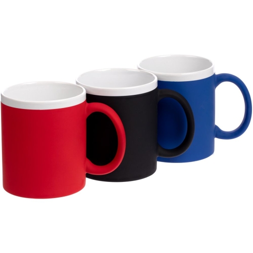 Изображение №3 | Кружка StopSpot с покрытием софт-тач, черная