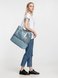 Изображение №6 | Шопер с термоотделением Verkko, серо-голубой