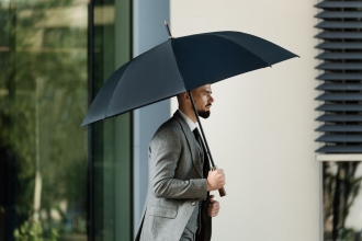 Изображение №6 | Зонт-трость Represent, черный