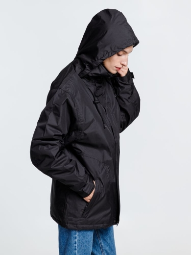 Изображение №16 | Парка унисекс Liubliana, черная, размер XS