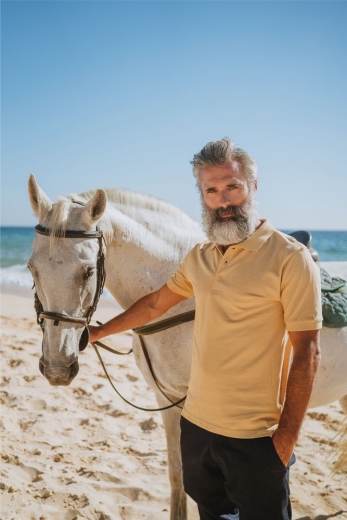 Изображение №9 | Рубашка поло мужская Adam, белая, размер S