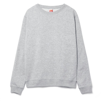 Изображение №1 | Свитшот унисекс Delta, серый меланж, размер S