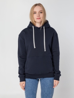 Изображение №7 | Толстовка с капюшоном Unit Kirenga Heavy темно-синяя, размер XS