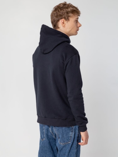 Изображение №12 | Толстовка с капюшоном Unit Kirenga Heavy темно-синяя, размер XS