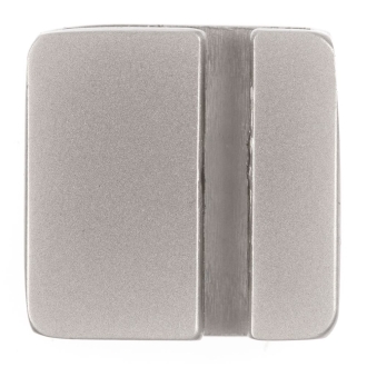 Изображение №2 | Квадратный шильдик на резинку Epoxi, матовый серебристый