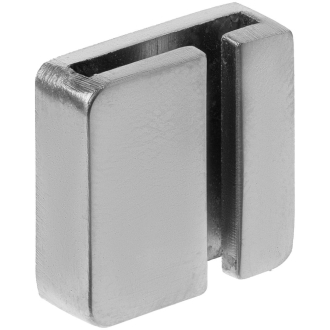 Изображение №5 | Квадратный шильдик на резинку Epoxi, матовый серебристый