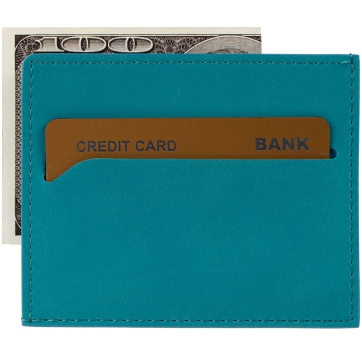 Изображение №5 | Чехол для карточек Nubuk, бирюзовый