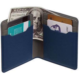 Изображение №4 | Картхолдер с отделением для купюр Dual, синий
